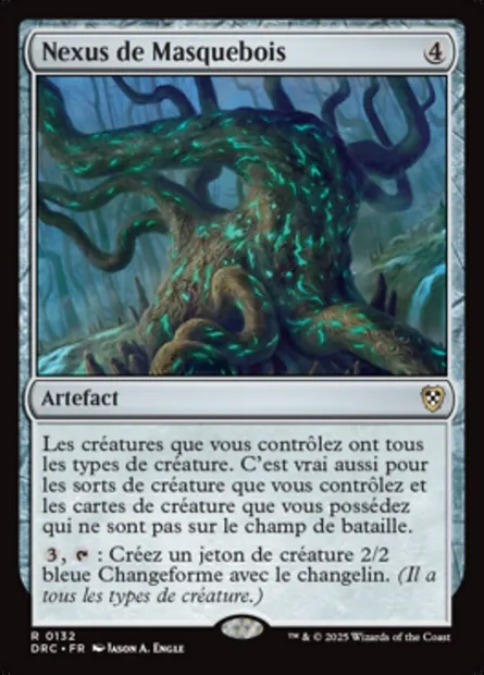 Nexus de Masquebois, carte Magic DRC 132 — extension Aetherdrift Commander