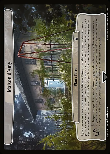 Maison d'Amy, carte Magic WHO 566 — extension Doctor Who