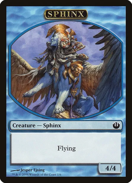 Sphinx, carte Magic TJOU 1 — extension Journey into Nyx Tokens