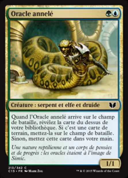 Oracle annelé, carte Magic C15 213 — extension Commander 2015