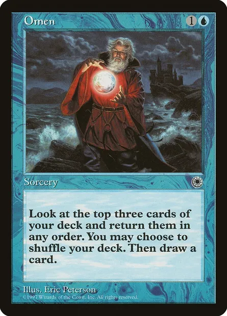Omen, Magic card POR 62 — Portal set