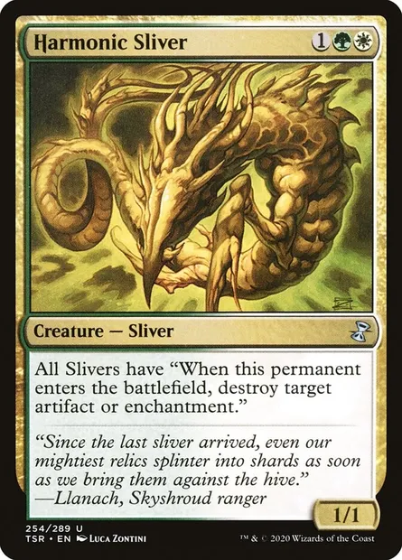 Harmonic Sliver, Magic card TSR 254 — Time Spiral Remastered set