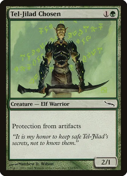 Tel-Jilad Chosen, Magic card MRD 132 — Mirrodin set
