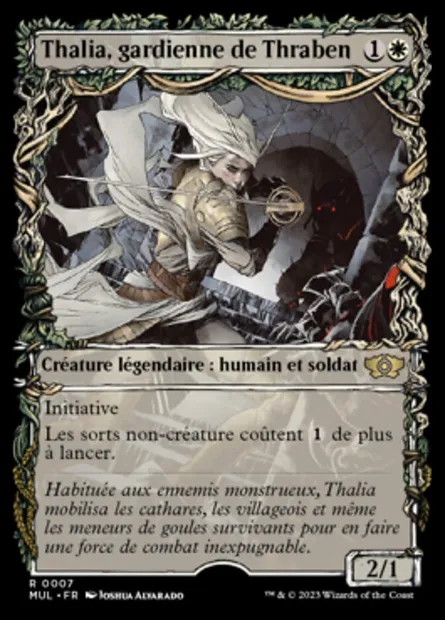 Thalia, gardienne de Thraben, carte Magic MUL 7 — extension Multiverse Legends