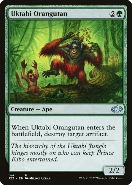 Uktabi Orangutan, Magic card J22 133 — Jumpstart 2022 set