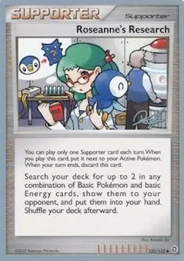 La recherche de Rose, carte Pokémon WCD08 125-3 — extension World Championship Decks 2008