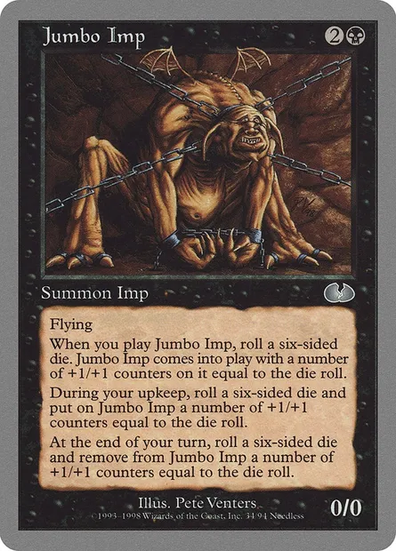 Jumbo Imp, Magic card UGL 34 — Unglued set