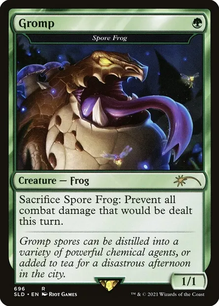Spore Frog, Magic card SLD 696 — Secret Lair Drop set