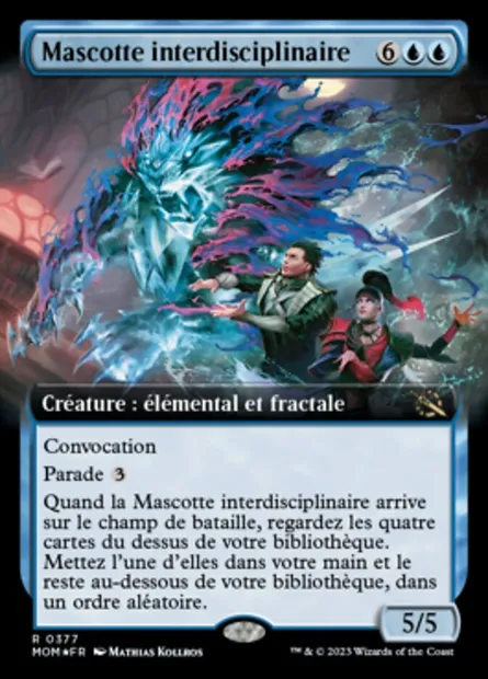 Mascotte interdisciplinaire, carte Magic MOM 377 — extension L'invasion des machines