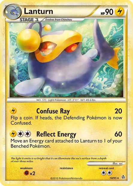 Lanturn, Pokémon card UL 18 — Unleashed set