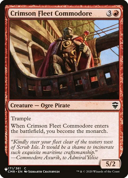 Commodore de la Flotte pourpre, carte Magic PLST CMR-171 — extension The List