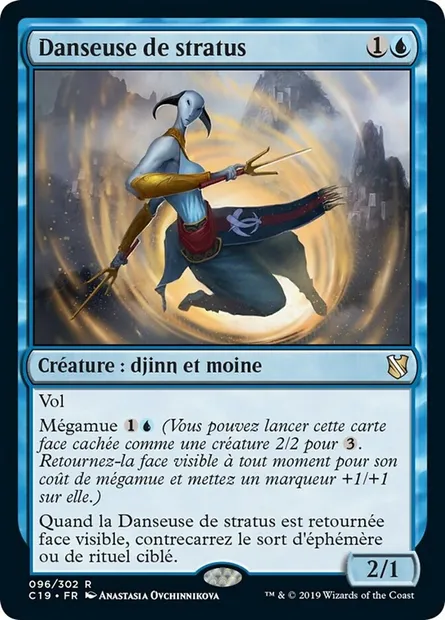 Danseuse de stratus, carte Magic C19 96 — extension Commander 2019