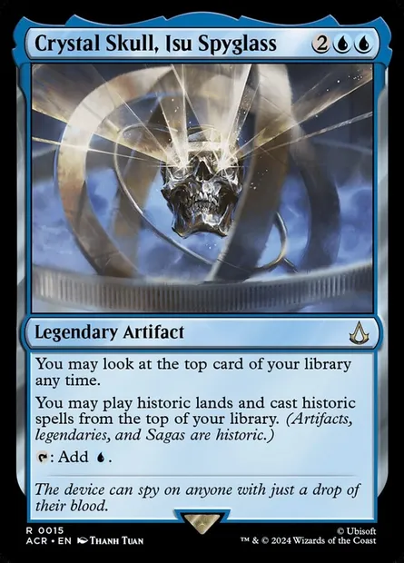 Crystal Skull, Isu Spyglass, Magic card ACR 15 — Assassin's Creed set