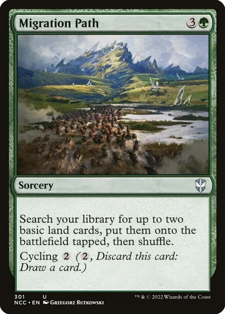 Migration Path, Magic card NCC 301 — New Capenna Commander set