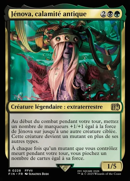 Jénova, calamité antique, carte Magic FIN 228 — extension Final Fantasy