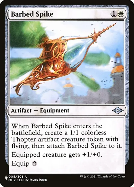 Barbed Spike, Magic card PLST MH2-5 — The List set
