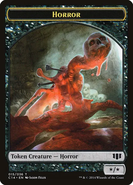 Horror, Magic card TC14 15 — Commander 2014 Tokens set