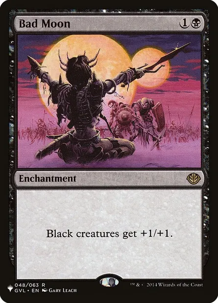 Lune blafarde, carte Magic PLST GVL-48 — extension The List