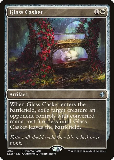 Glass Casket, Magic card ELD 393 — Throne of Eldraine set