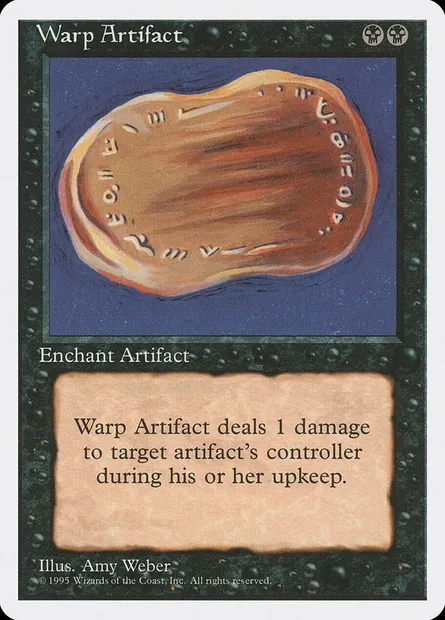 Warp Artifact, Magic card 4ED 169 — Fourth Edition set