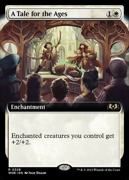 A Tale for the Ages, Magic card WOE 328 — Wilds of Eldraine set
