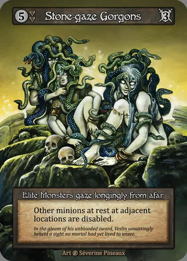 Stone-gaze Gorgons, Sorcery card BET 166 — Beta set