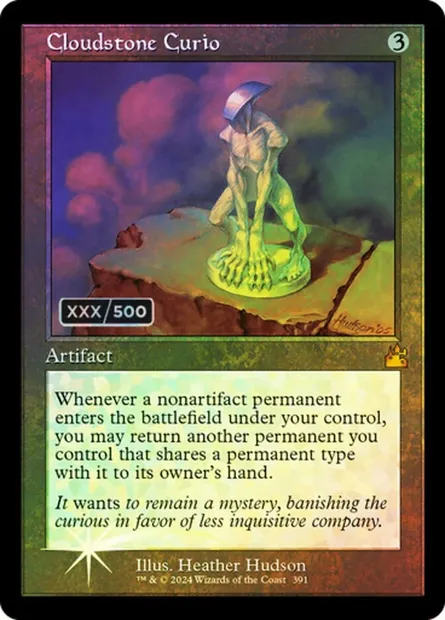 Cloudstone Curio, Magic card RVR 391z — Ravnica Remastered set