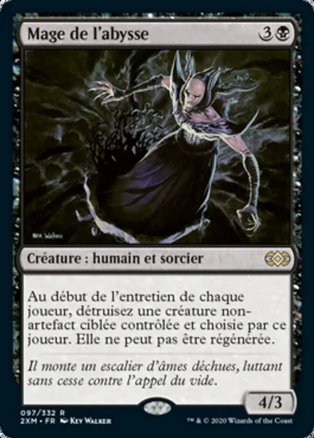 Mage de l'abysse, carte Magic 2XM 97 — extension Double Masters
