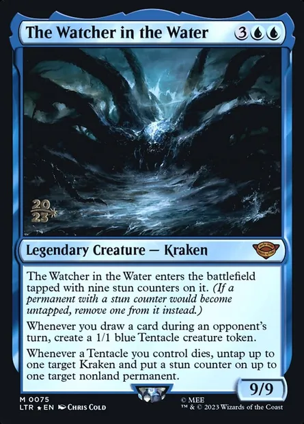 Le Guetteur de l'Eau, carte Magic PLTR 75s — extension Tales of Middle-earth Promos