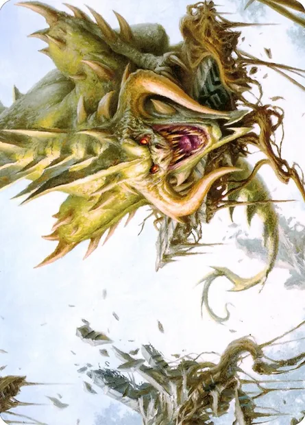 Canopy Baloth // Canopy Baloth, carte Magic AZNR 70 — extension Zendikar Rising Art Series