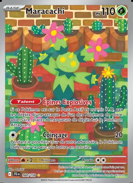 Maracachi, carte Pokémon JTG 160 — extension Aventures Ensemble