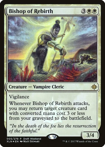 Bishop of Rebirth, Magic card PXLN 5 — Ixalan Promos set