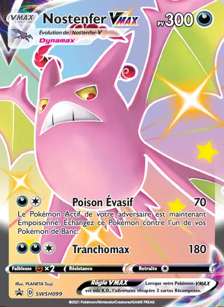 Nostenfer VMAX, carte Pokémon SWSH 099 — extension Promo SWSH