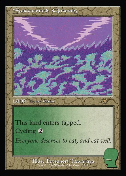 Scattered Groves, Magic card SLD 2523 — Secret Lair Drop set