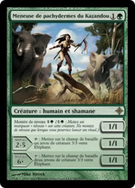 Meneuse de pachydermes du Kazandou, carte Magic ROE 191 — extension L'ascension des Eldrazi