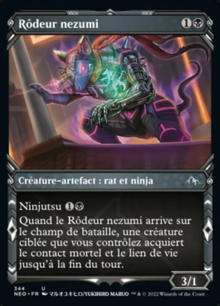 Rôdeur nezumi, carte Magic NEO 344 — extension Kamigawa: La Dynastie Néon