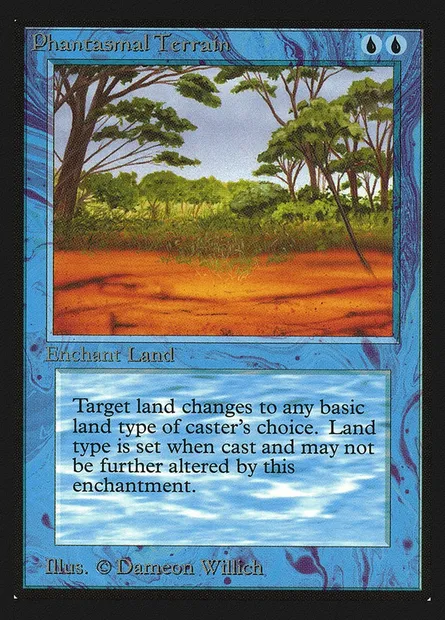Phantasmal Terrain, Magic card CEI 69 — Intl. Collectors' Edition set