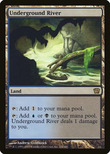 Underground River, Magic card 9ED 326★ — Ninth Edition set