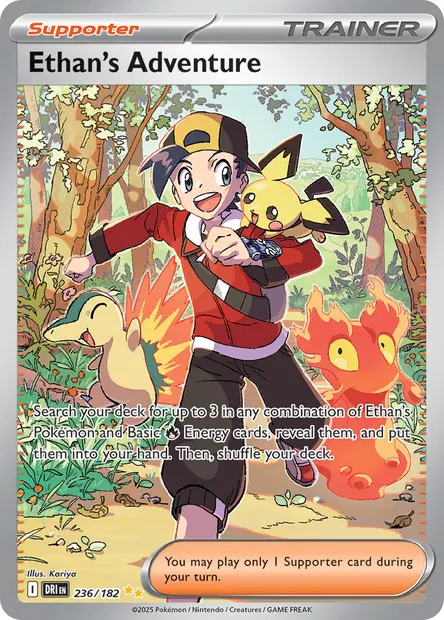 Ethan's Adventure, Pokémon card DRI 236 — Destined Rivals set