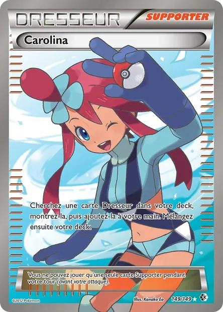 Carolina, carte Pokémon BCR 149 — extension Frontières Franchies