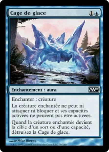Cage de glace, carte Magic M10 56 — extension Magic 2010