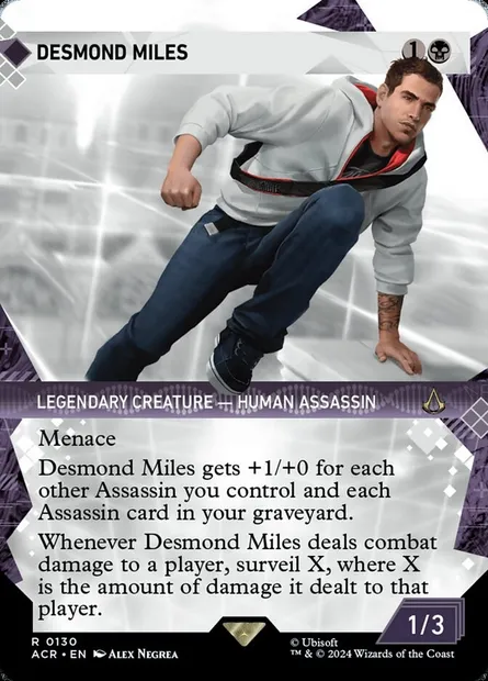 Desmond Miles, Magic card ACR 130 — Assassin's Creed set