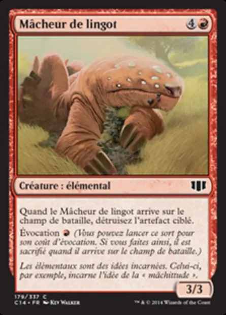 Mâcheur de lingot, carte Magic C14 179 — extension Commander 2014