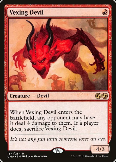 Vexing Devil, Magic card UMA 154 — Ultimate Masters set