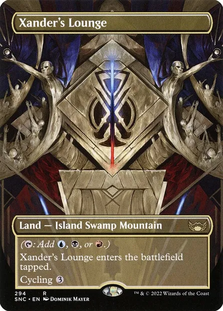 Xander's Lounge, Magic card SNC 294 — Streets of New Capenna set