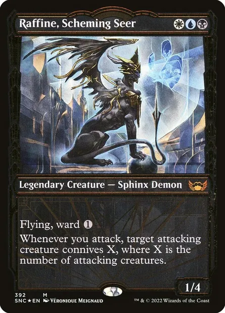 Raffine, Scheming Seer, Magic card SNC 392 — Streets of New Capenna set