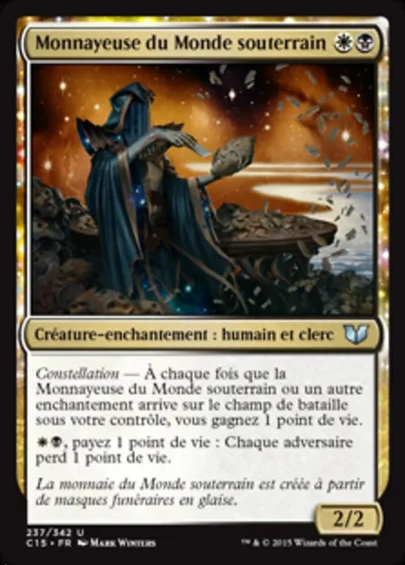 Monnayeuse du Monde souterrain, carte Magic C15 237 — extension Commander 2015