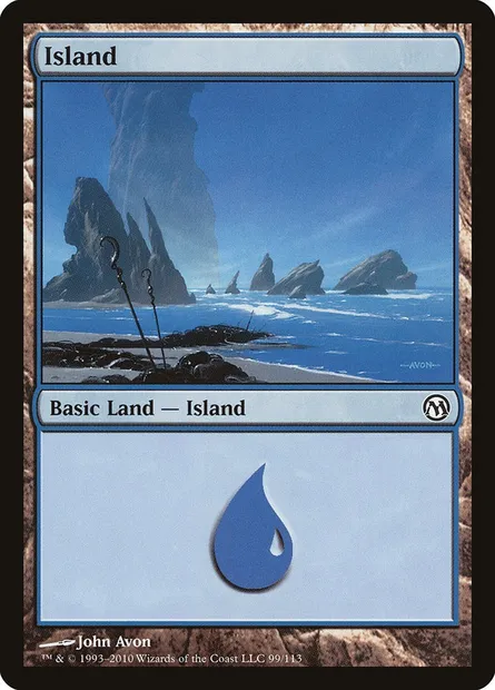 Island, Magic card DPA 99 — Duels of the Planeswalkers set