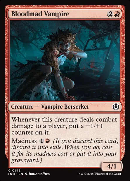 Vampire hématomane, carte Magic INR 145 — extension Innistrad Remastered
