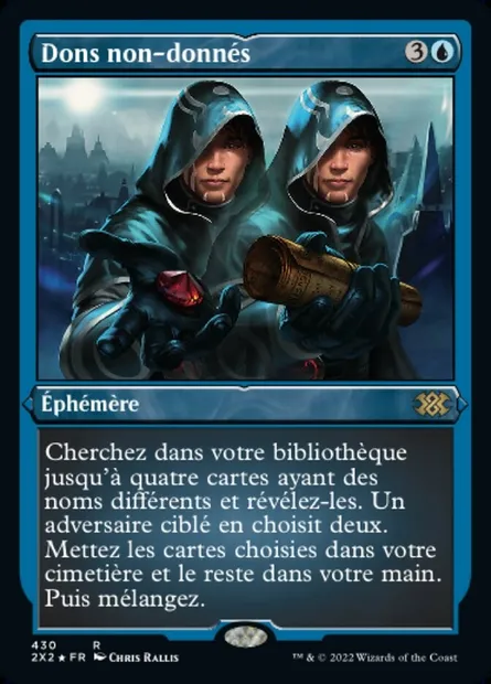 Dons non-donnés, carte Magic 2X2 430 — extension Double Masters 2022